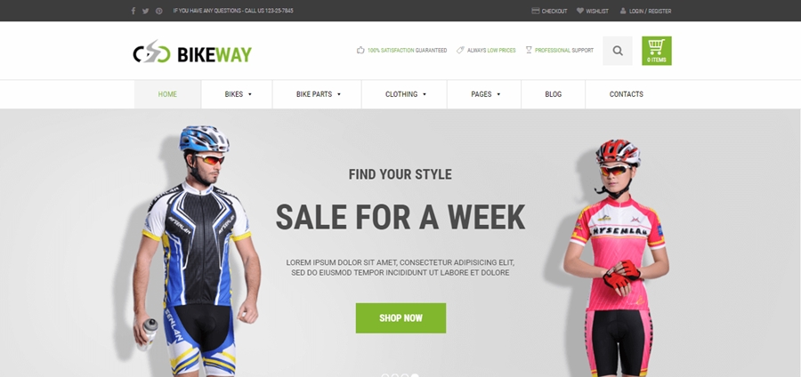 Thiết kế website xe đạp tốt nhất