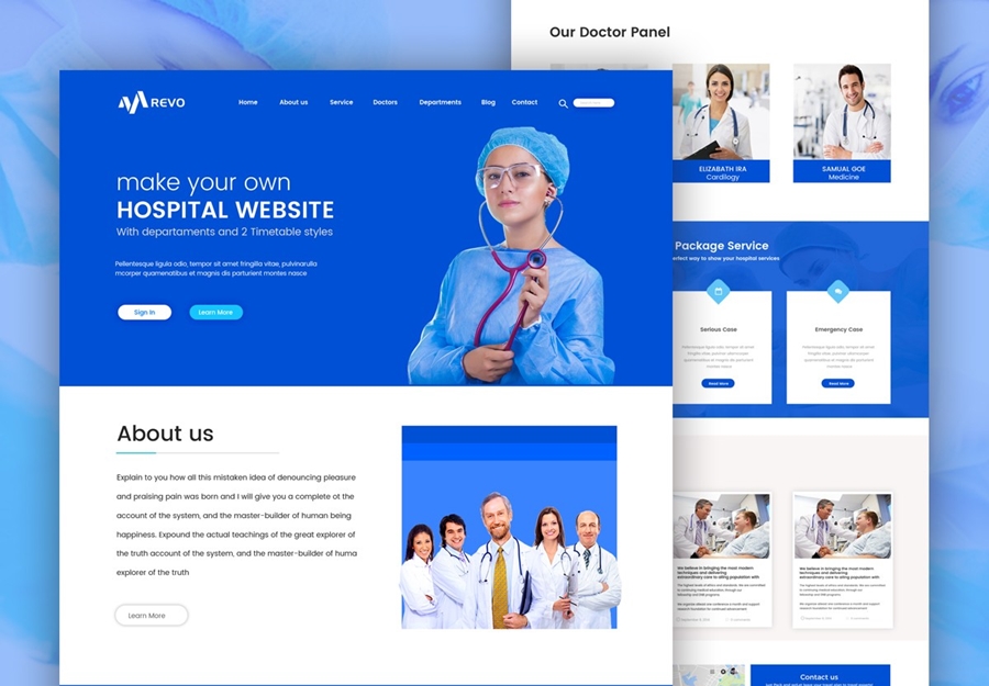 Thiết kế website bệnh viện chuyên nghiệp