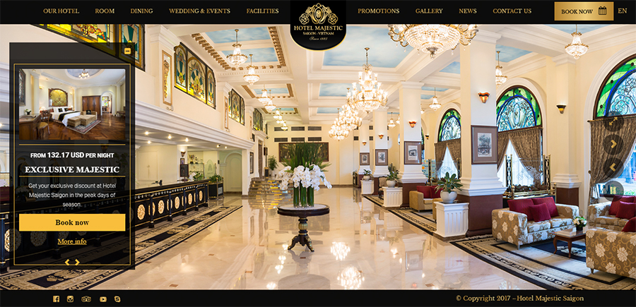 Thiết kế website khách sạn chuyên nghiệp nhất