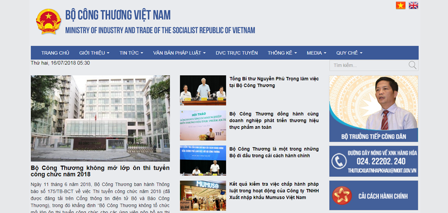 Thiết kế website cơ quan hành chính nhà nước tại Hà Nội